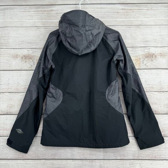 Columbia Removable Hood Snow Ski Jacket Womens Medium Gray Interchange No Liner - Picture 2 of 10